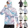 Camiseta Casual con Capucha de Manga Larga para Hombre con Protección Solar