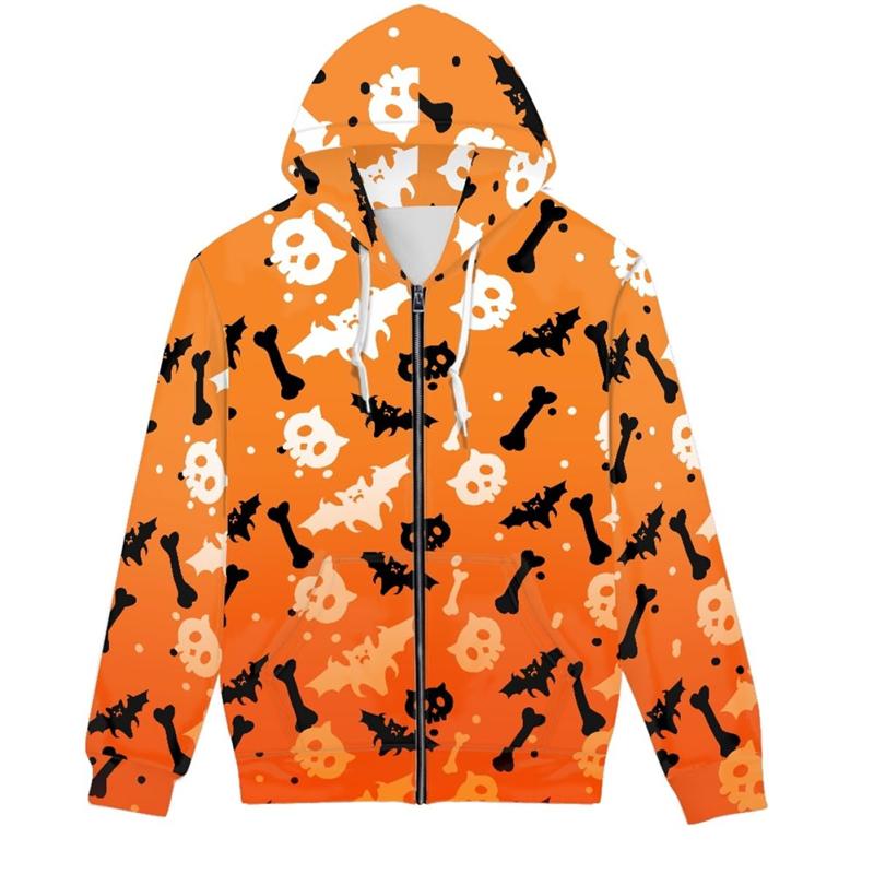 Graphic Hoodies Funny Halloween Pullovers Autumn And Winter Casual Sweatshirts Hooded Tops Clothing