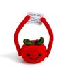 Positive Crochet Potato Doll with Card Handmade Knitted Emotional Support Hug Pocket Cucumber Ornament Room Decor Christmas Gift