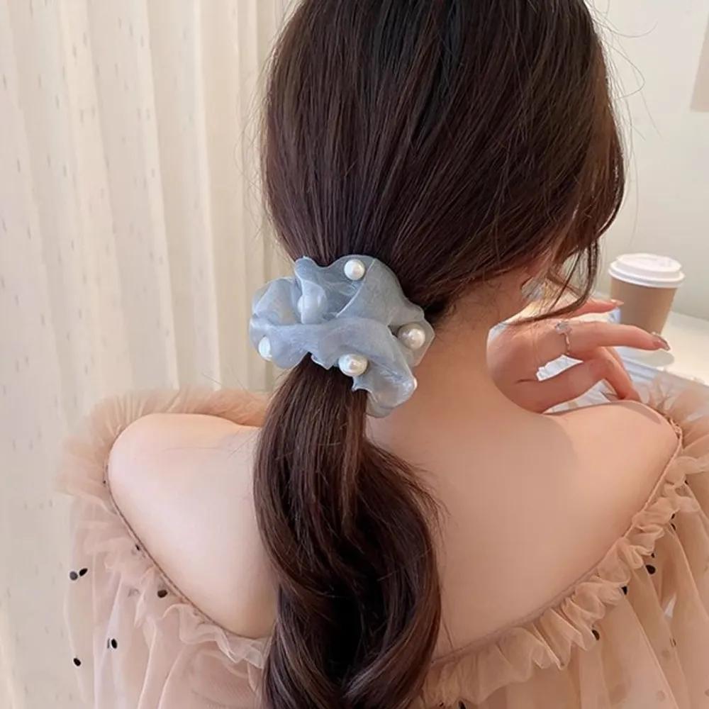Women's Chiffon Scrunchie Jin-gu Hair Scrunchie IY-HAIRBAND3