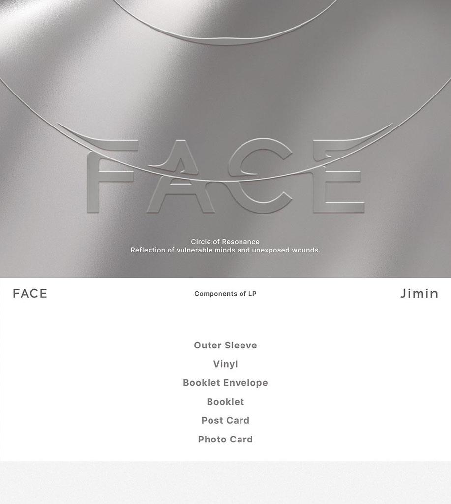 [LP] JIMIN (BTS) - FACE - 1. SOLOALBUM