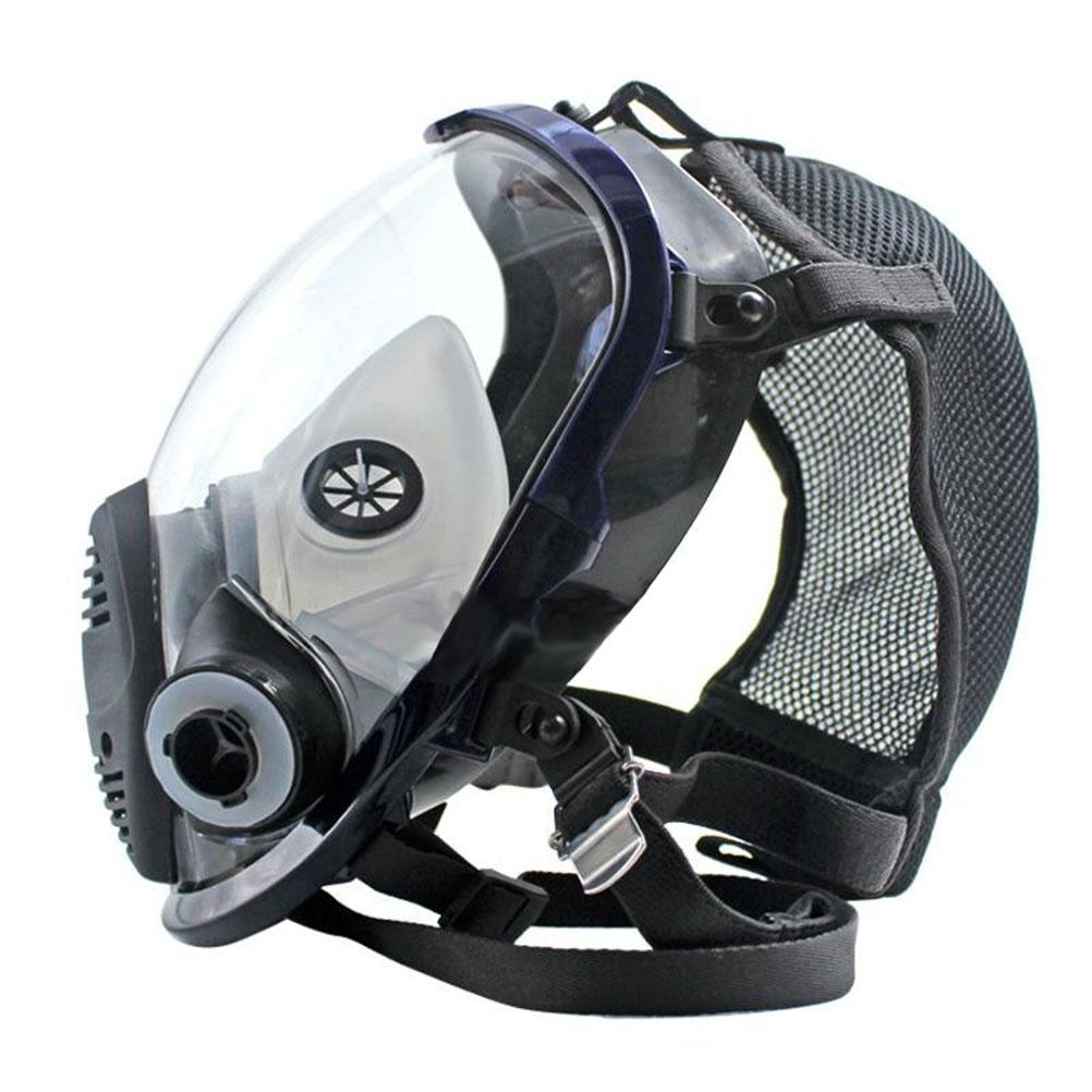 Full Face Gas Mask Facepiece Silicone Filter Laboratory Cartridge Welding