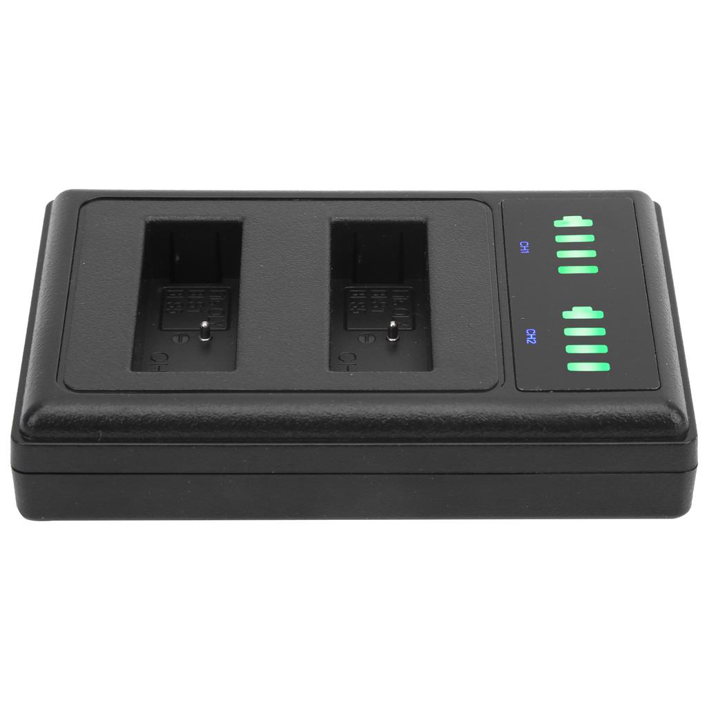 Ladestation Doppelschnelllader Micro TypeC LCD-Display für PSBLS1BLS5 Kameraakku