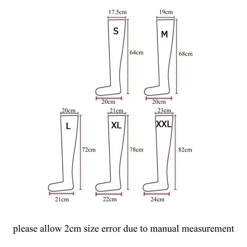Faux Leather Gothic Women Oversize Stockings Non-Slip Hold Up Knee High Long Medias Pole Dance Ladies Black Pvc Latex Stockings