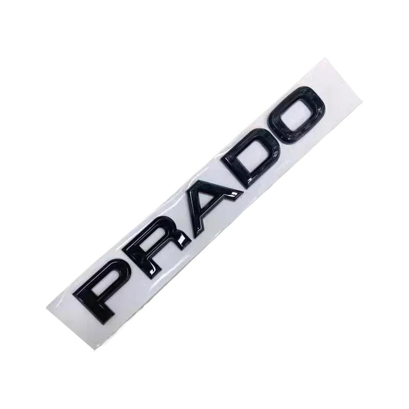 

3D letters Emblem Trunk Sticker For Toyota prado Rear Sticker Tailgate Sticker Auto Tuning Accessories чорний