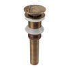 Brass Material Drain Stopper Push Bounce Sink Drain Stopper Vessel Sink Drain  Bathroom Basin