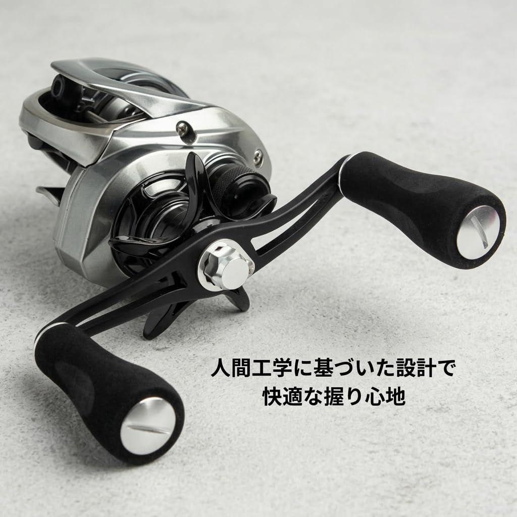 Used Reel parts bait reel handle for left and right use Shimano Daiwa Daiwa Abu Garcia EVA knob Aluminum alloy crank Custom parts Replacement 100mm