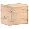 Storage Chest 40x40x40 cm Solid Acacia Wood