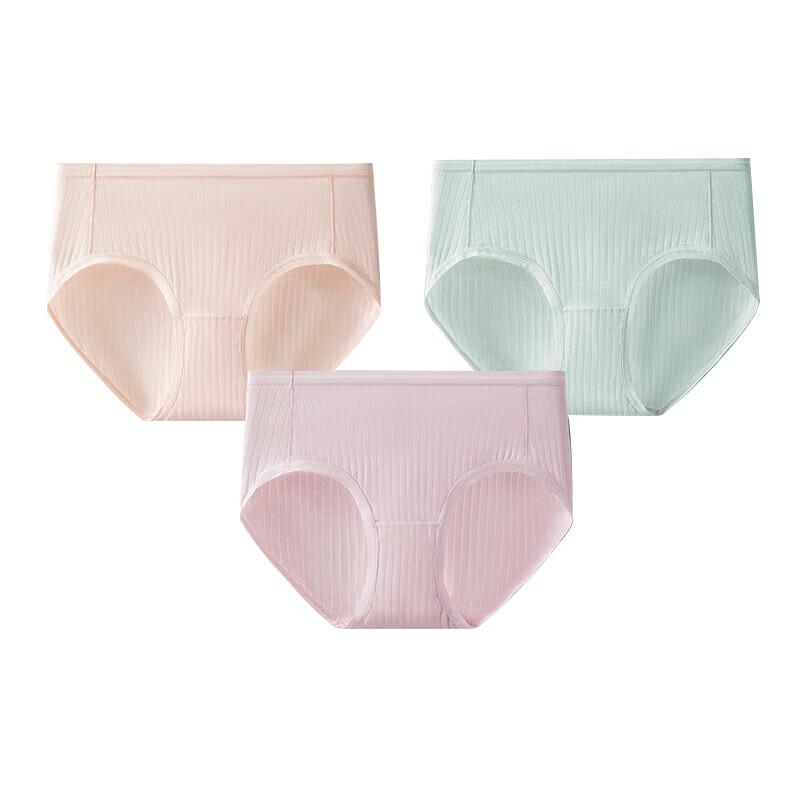 PurCotton Women's Mid-Waist Underwear 3-Pack