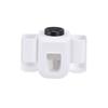 Toothbrush Holder Wall Mounted Toothpaste Dispenser Dustproof Cover Toothpastes Squeezer Home Apartment Children