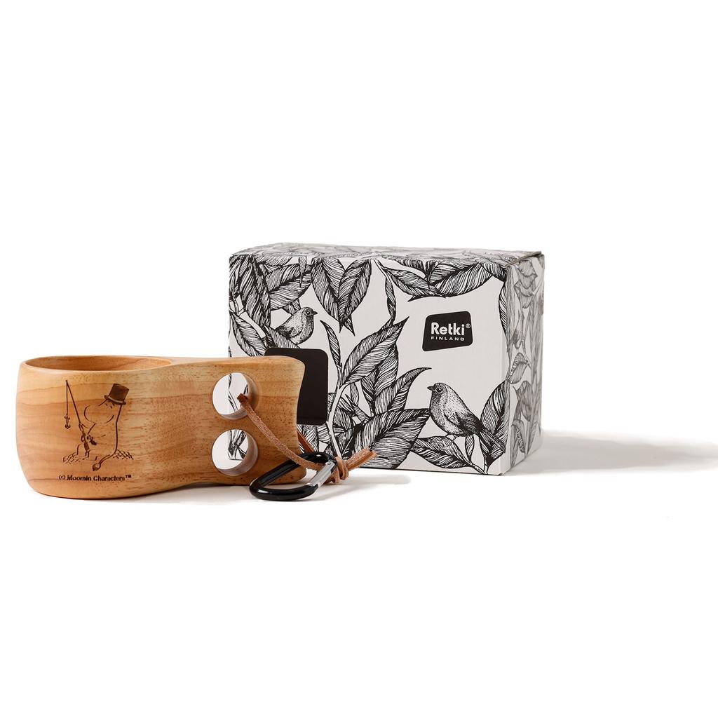 Scandinavian Finnish Moomin Kuksa by Retki, Outdoor Wooden Mug (Dad)