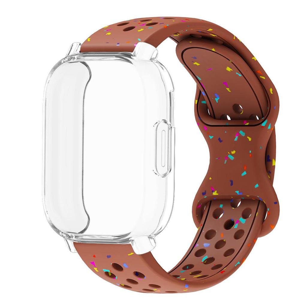 Řemínek+Pouzdro Pro Xiaomi Redmi Watch 5 active 5 Lite Ochranný Kryt Celý Displej TPU Měkký Kryt a Silikonový Prodyšný Sportovní Pásek