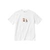 Uniqlo T-shirt Unisex Manica Corta con Stampa Grafica Personaggio Dragon Ball Collaborazione SS23 Top Bianchi 461874-00