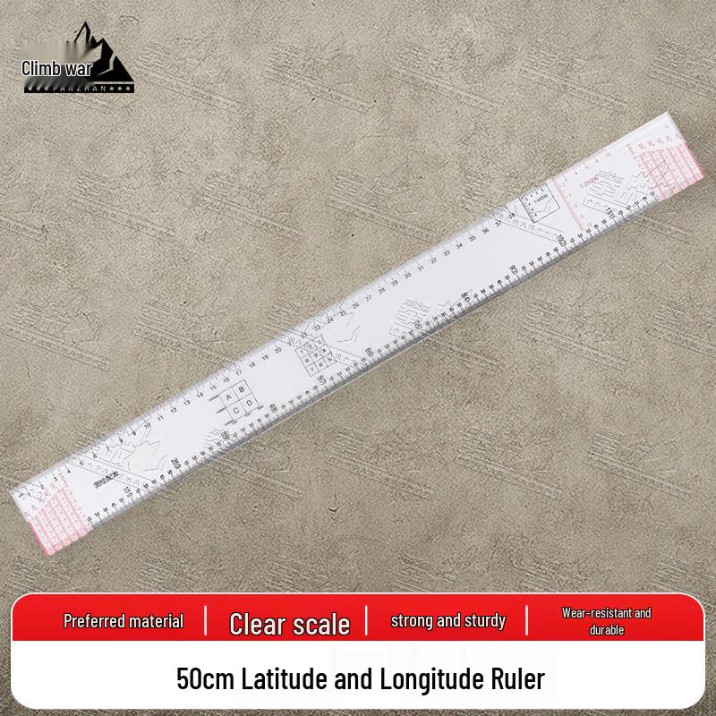 Geographic Coordinate Map Ruler