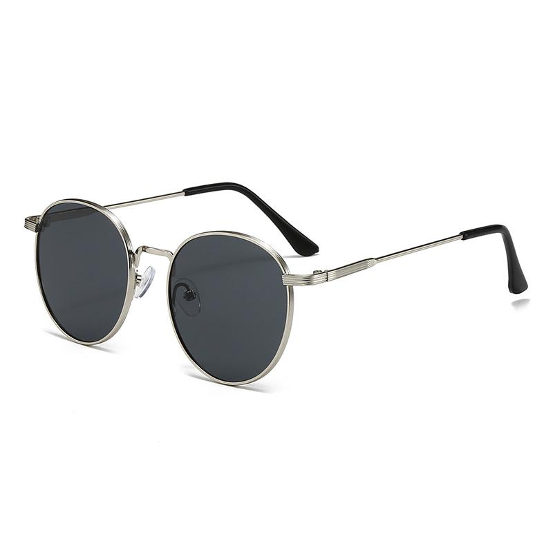 Non-polarized Retro Round Metal Frame Sunglasses Eyewear for Men and Women Metal Frame Sun Glasses