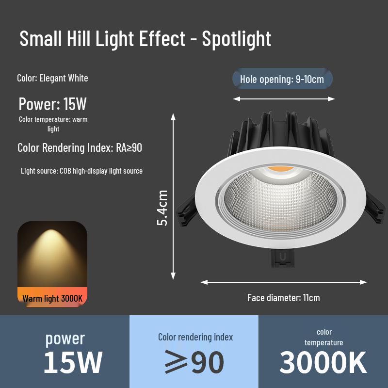 Recessed Super Bright Ceiling Downlight for Home and Commercial Spaces