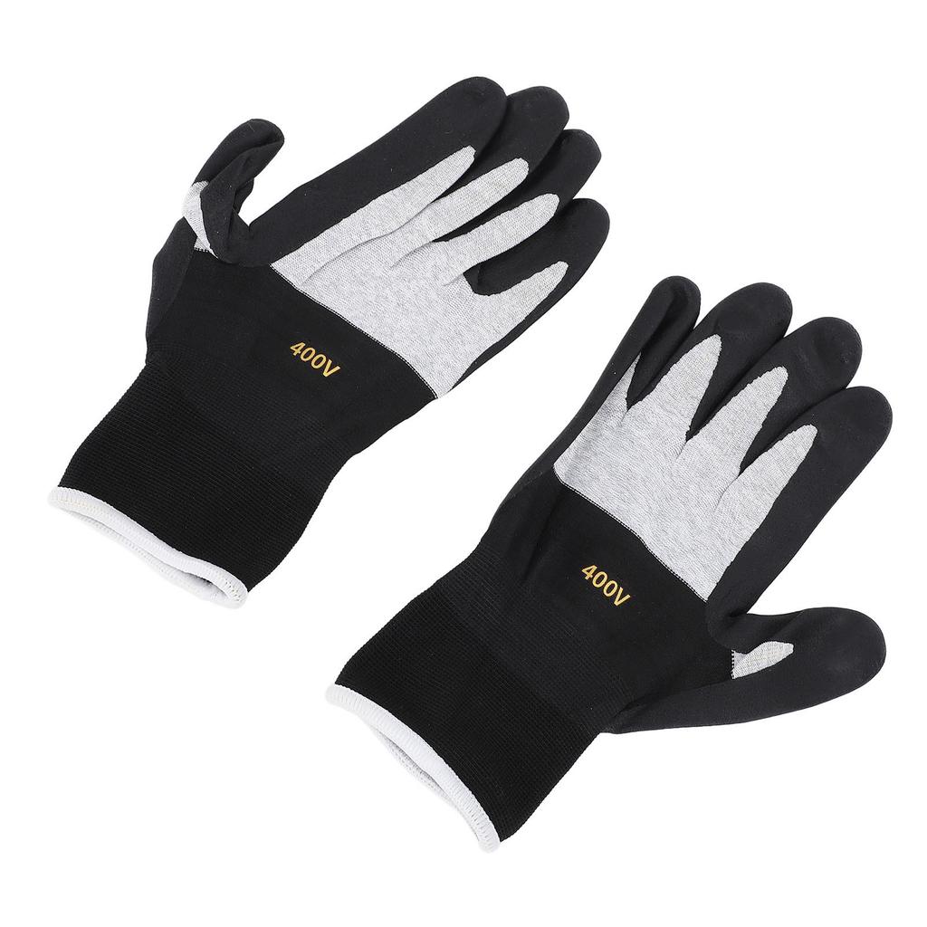 Isolierte Elektrikerhandschuhe Gummi Rutschfest 400V Spannungsfestigkeit Elektrikerhandschuhe für