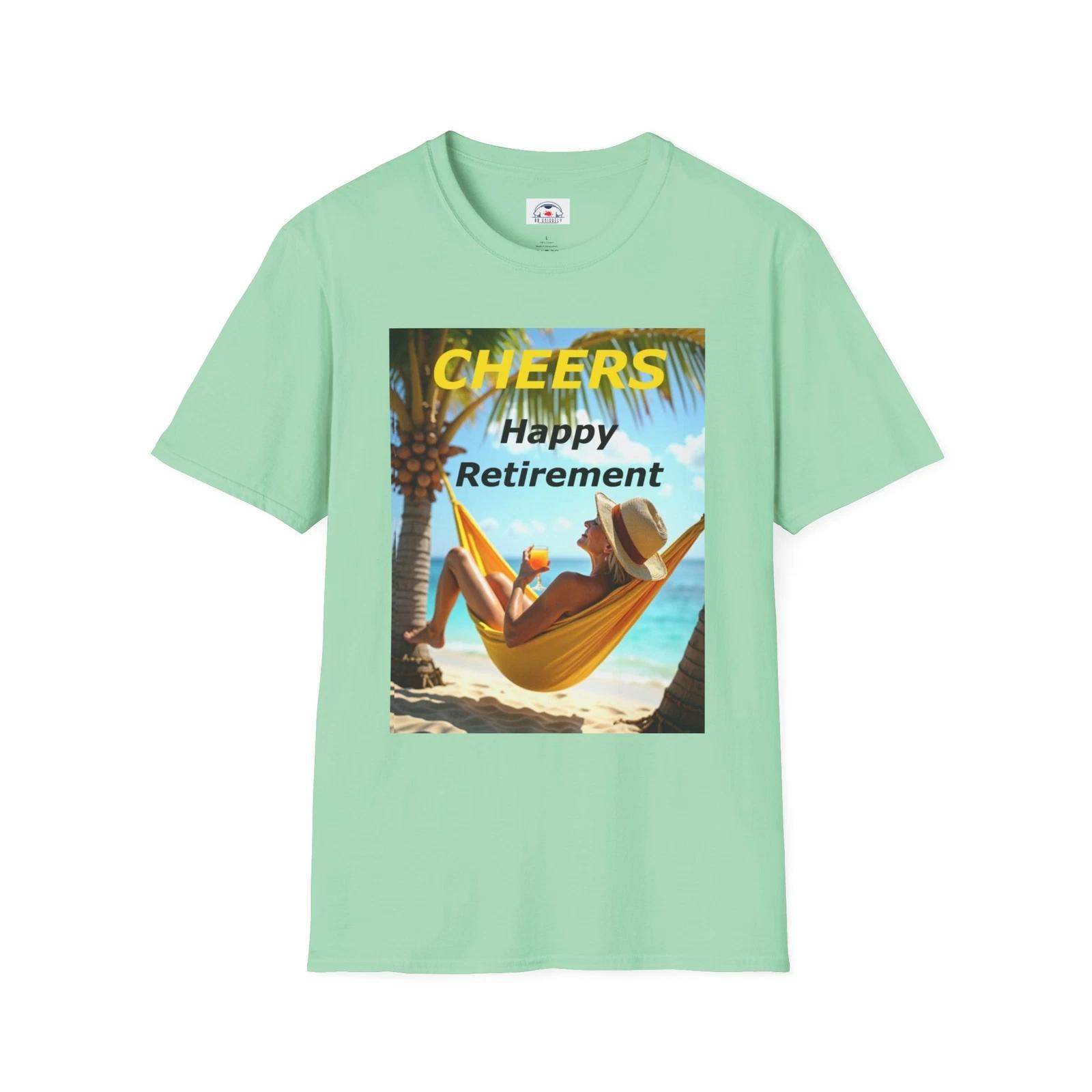 Retirement Celebration T-Shirt Cheers Happy Retirement Gift Idea Beach Trip XL
