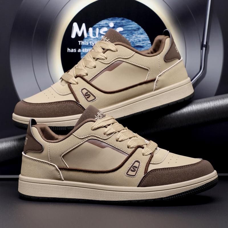 New Men's Classic Four Seasons Fashion Low Top Thick Sole Skateboarding Shoes Comfortable Soft Sole Basketball Sneakers