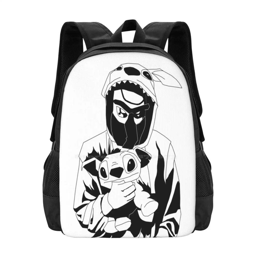 Noct Icon School Bags Travel Laptop Backpack Pup Play Kink Art Pupplay