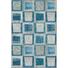 Covor Decorativ Patchwork Turcoaz