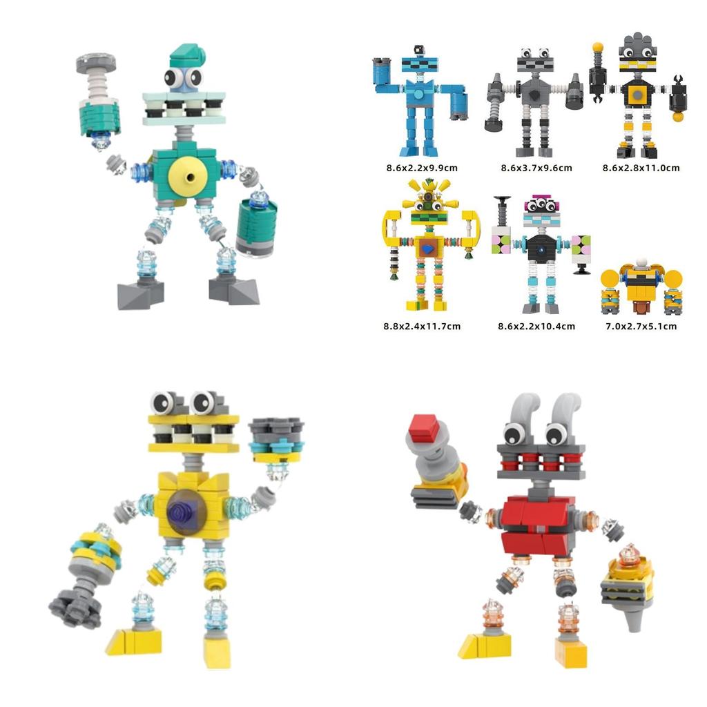 Bloques de Construcción Educativos Moc My Singing Monster Para el Desarrollo Intelectual y la Comunicación Padres-Hijos En Stock