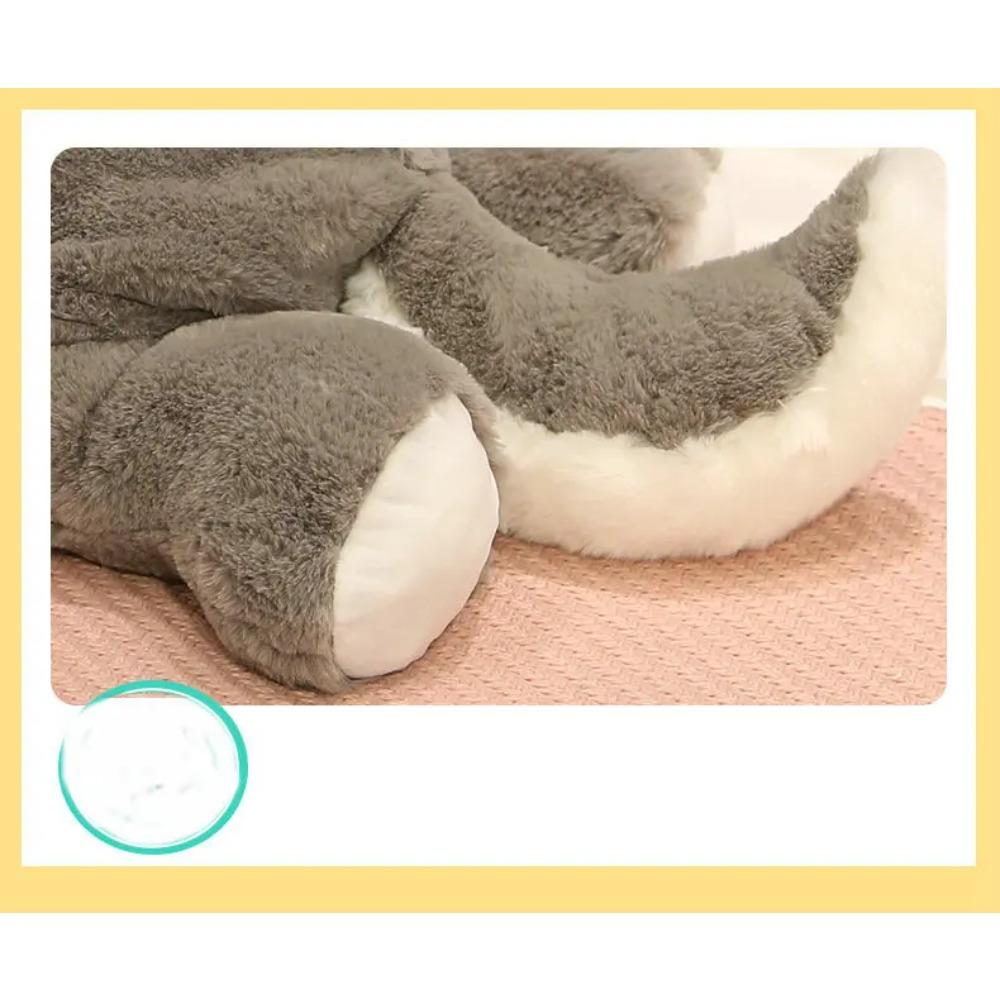 Super Soft Big Lying White Polar Bear Toy Stuffed Animals Doll Cushion Dinosaur Pig Husky Dog Throw Pillow Hug Cuddly Plushies