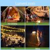 Outdoor Led Camping Rope Light With Rechargeable Battery And Multicolor Options For Tents