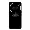 Nothing Phone 2A Luminous Hole TPU Soft Black Case with Simple Line Design