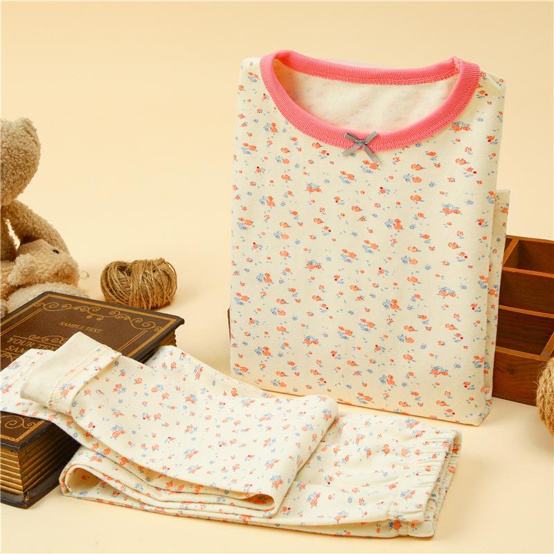 Kids' Autumn Winter Warm Cotton Pajama Set: Boys & Girls