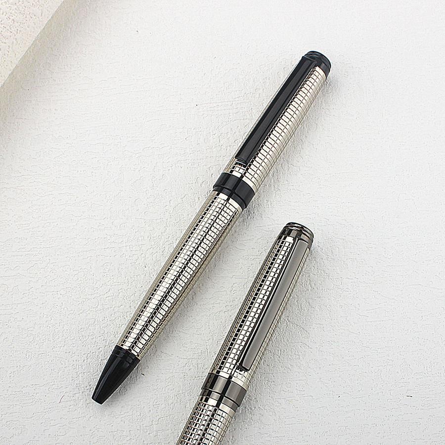Gitter Metallkugelschreiber 0,7 mm Standardspitze geschmeidiger Stift für Kalligraphie Schreiben & Unterschrift Geschenkstift