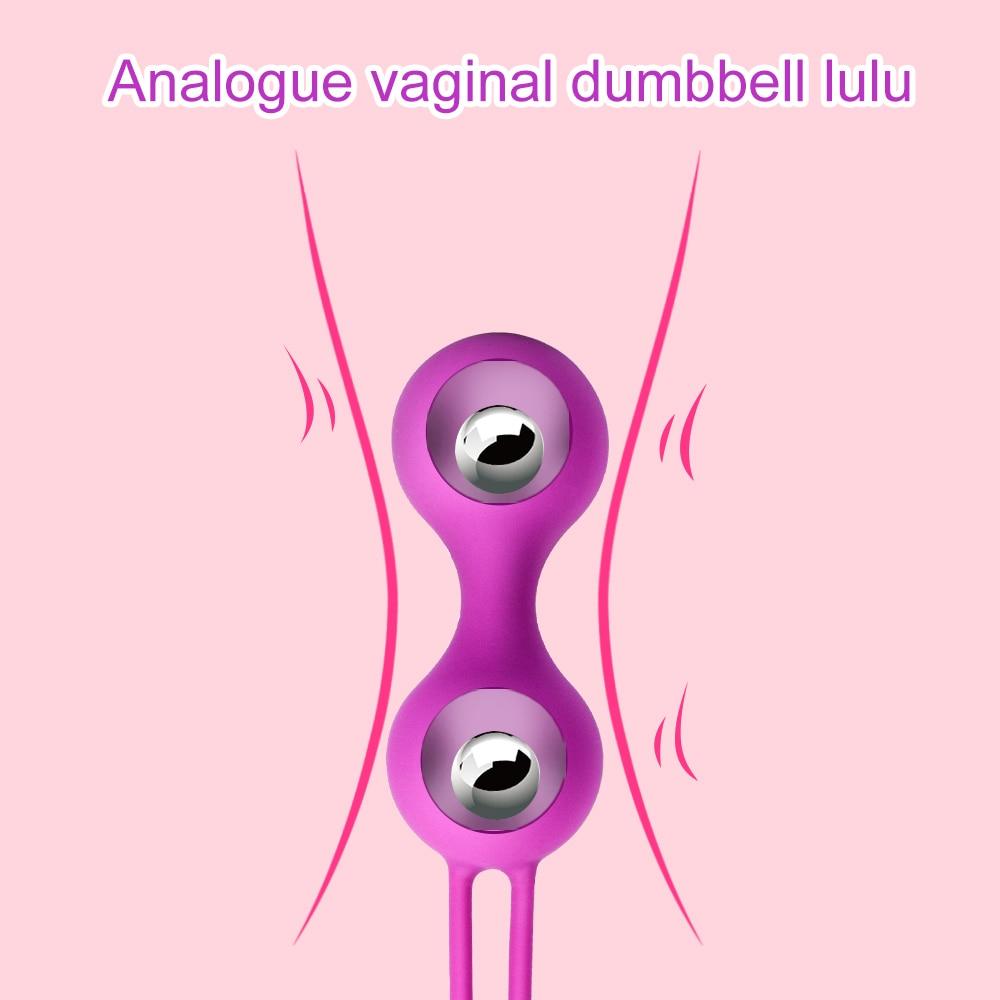 Safe Silicone Smart Ball Vibrator Kegel Ball Ben Wa Ball Vagina Tighten Exercise Machine Sex Toy for Women Vaginal Geisha Ball