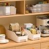 Home Storage Box, Plastic Sundries Storage Box, Kitchen Storage Basket, Seasoning Bottle, Multi-Purpose