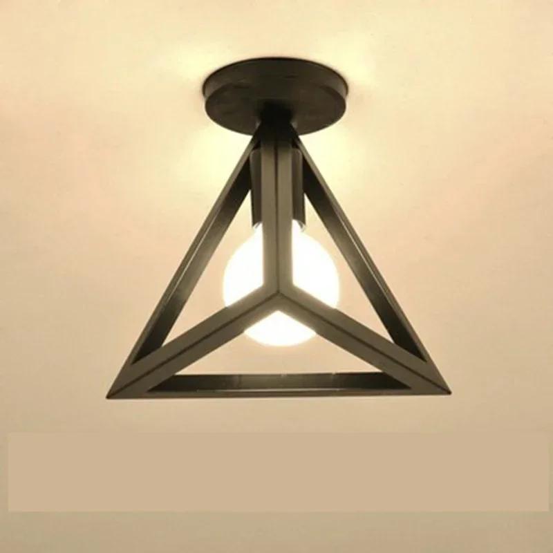 Iron Aisle Lights Corridor Balcony Ceiling Lights LED Nordic Style Personalized Creative Lights Luxury Chandelier Entrance Light