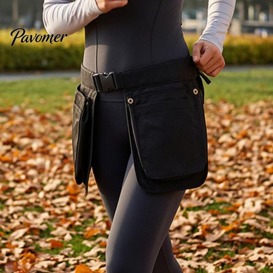 Adjustable Belt Bag Multi-function Waist Apron for Outdoor, Large Capacity Multi-Pocket Waistband Pouch, Fanny Pack Women and Men Athletic Pouch