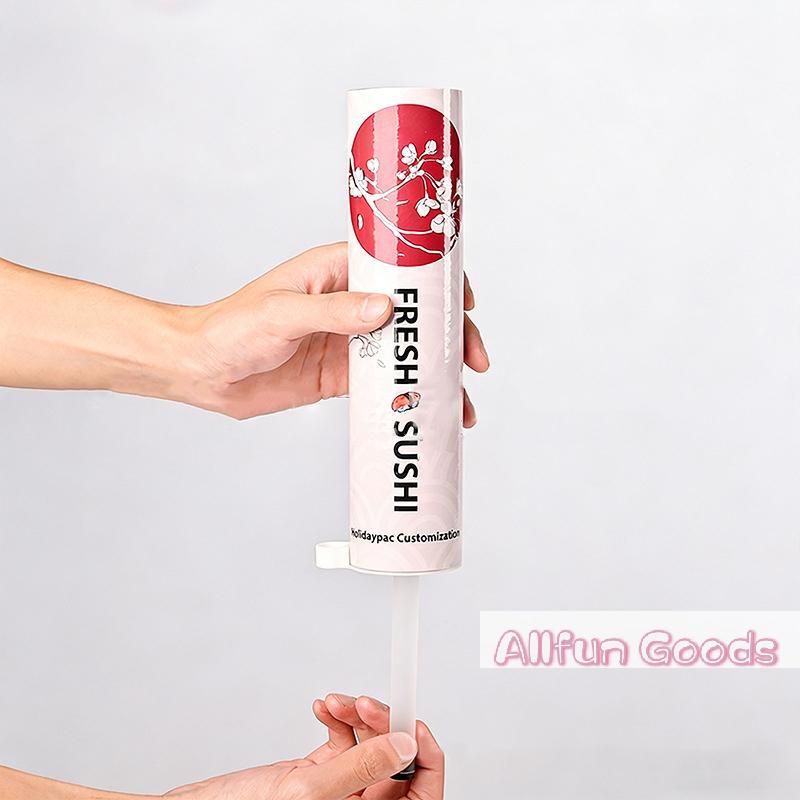 Food Safe Sushi Push Paper Tube With Adorable Japanese Prints And Easy Operation Perfect For Home Kitchen Sushi Making Lovers