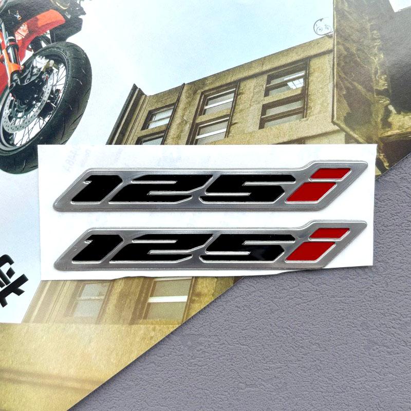 

125i 150i Bright Color Label Stickers Motorcycle Soft Rubber Modification Accessories Suitable for CLICK 125i 150i HONDA 2PCS