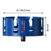 Scie-trépan - bosch expert - 2608900486 - diamètre 140 mm - longueur 60 mm - 1 unité