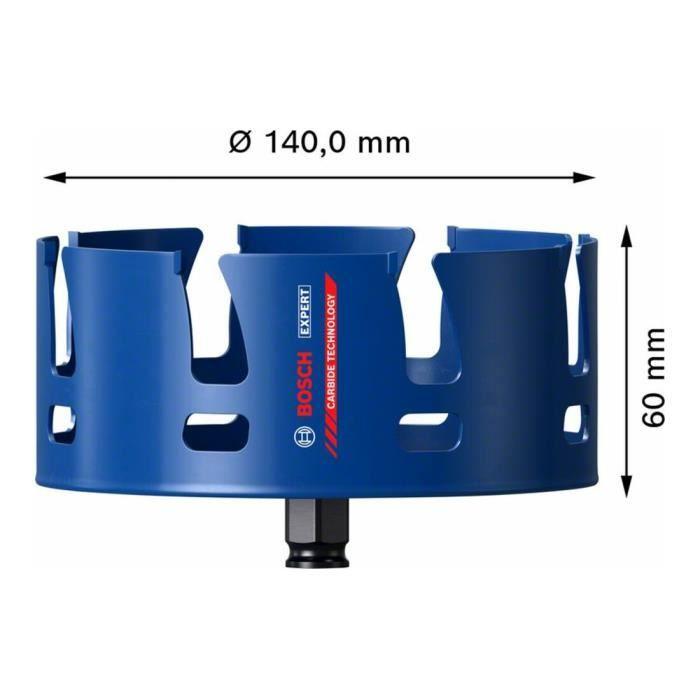 Scie-trépan - bosch expert - 2608900486 - diamètre 140 mm - longueur 60 mm - 1 unité