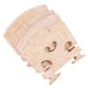 4pcs/set Violin Bridges Fiddle Maple Wood for 4/4-3/4 Size Instrument Accessories Violin Strings Bridge Part Tools 50 X 40 X 5mm