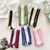 Woman Skinny Silk Scarf 90cm*6cm Long Hair Strip Silk Ribbon Small Neck Scarves Kerchief Lady Bag Handle Ribbon Scarf Tie