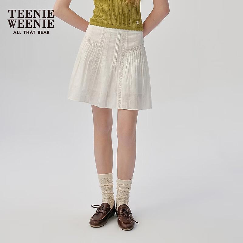 Teenie Weenie Women's Asymmetrical A-Line Mini Skirt