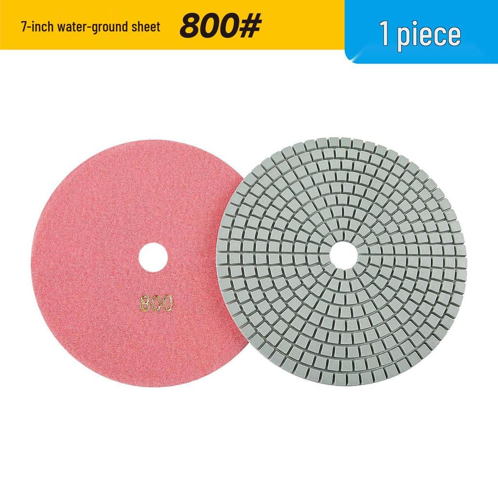 Multi-Size Diamond Water Polishing Pad (5" To 14") for Granite - Fits Angle Grinders