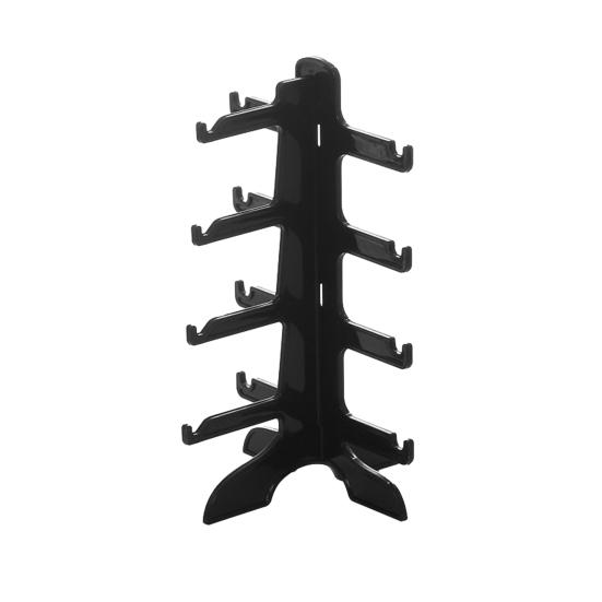 

Подставка 4 Органайзер для солнцезащитных очков Стабильный устойчивый к поломкам портативный дисплей для очков Haku чёрный