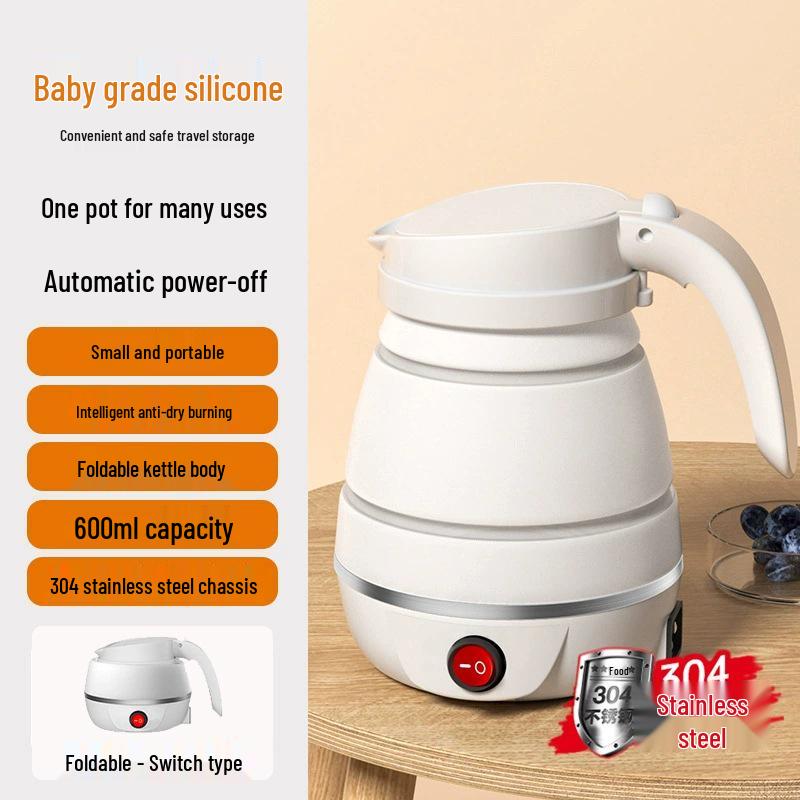 Travel-Friendly Foldable Electric Silicone Kettle