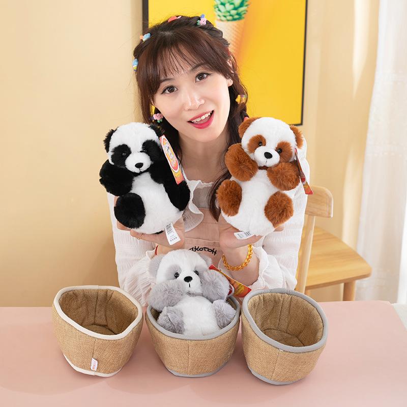 Cute Panda Doll Boutique Plush Toy Creative Children'S Birthday Gift Gift Shop Little Doll