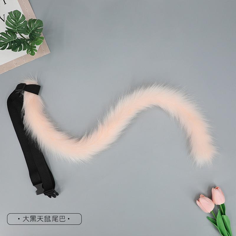 Simulation Animal Ear Headgear Dress Up Cute Plush Mouse Ear Cosplay Headgear Props Headband Mouse Ear Headband