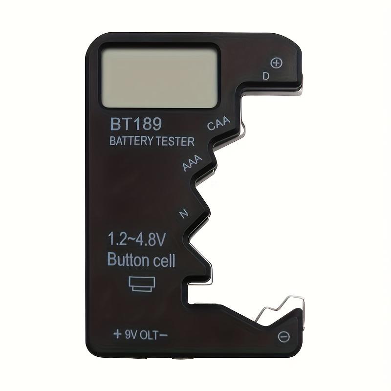 1pc LCD Display Battery Tester, Battery Capacity Detector, Portable Digital Display Battery Voltage Measurement Tool