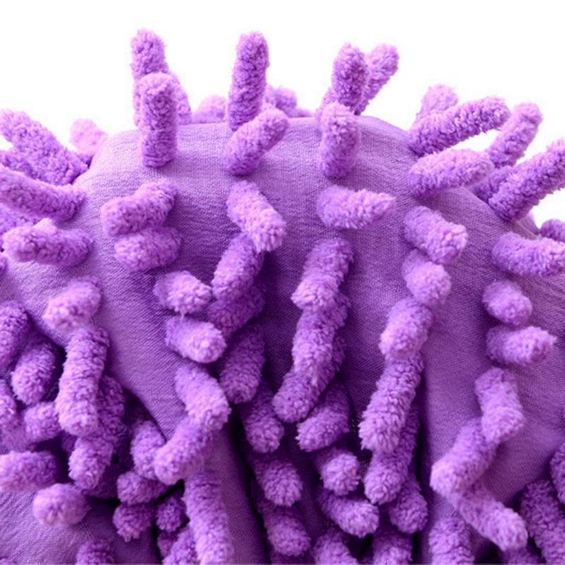 1 adet Toz Temizleyici Terlik Ev Banyo Zemin Temizleme Paspas Temizleyici Terlik Tembel Ayakkabı Kapağı