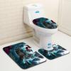 Animal Bathroom Toilet Floor Mat 3-Piece Set